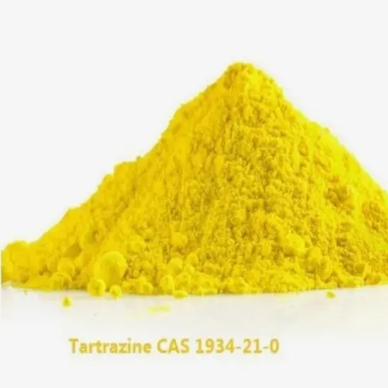 Hochwertige natürliche Pigmente, Tartrazin-Pulver, zitronengelbe Tartrazin-Lebensmittelfarbe